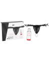 Black brazilian panty - String et lubrifiant