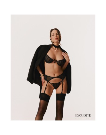 Aurorium porte-jarretelles noires