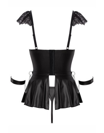 Ensemble 3 pièces lingerie Fetish - Cotelli Bondage
