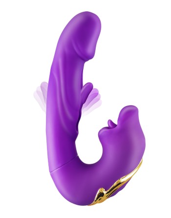 Vibromasseur rabbit 3-en-1 Kissy violet - Yoba
