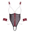 Body de bondage ouvert et seins nus - Cottelli Bondage