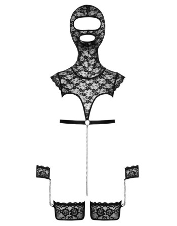 Ensemble de lingerie bondage en dentelle - bad kitty