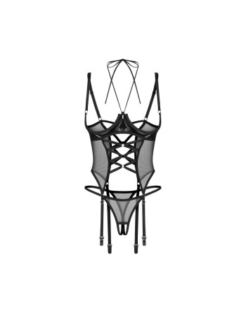 Dominna corset et string ouverts