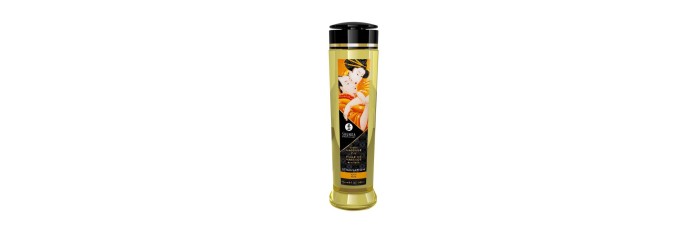 Huile de massage érotique - Stimulation - Pêche - 240 ml