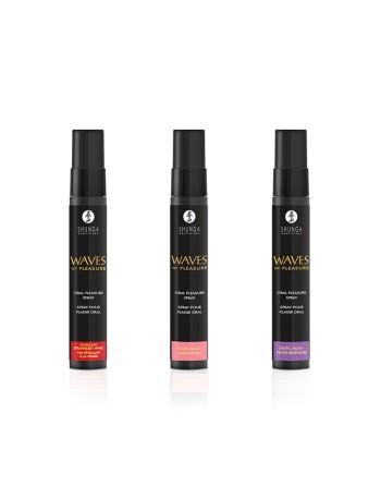Waves of pleasure - Spray pour plaisir oral - Vin pétillant à la fraise