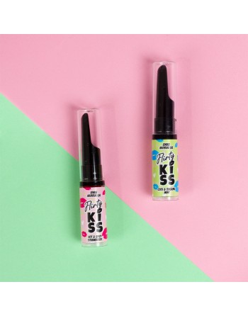 Flirty Kiss - Gels pour sex oral fraise et menthe