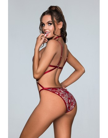 Body sexy rouge - J Lingerie