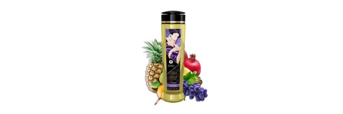 Huile de massage érotique - Libido - Fruits exotiques - 240 ml