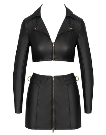 Ensemble top et jupe courte noir - Cottelli PARTY