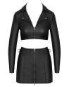 Ensemble top et jupe courte noir - Cottelli PARTY
