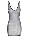 Mini robe maille et strass - Cottelli PARTY