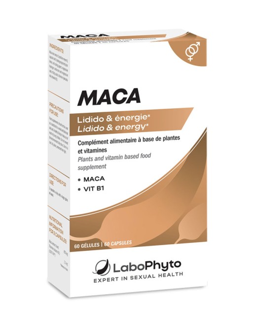 Maca Aphrodisiaque - 60 gélules - Labophyto