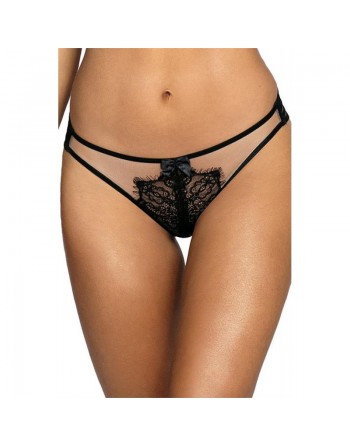 V-9508 String - Beige et Noir