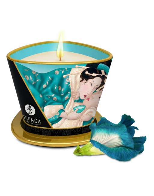 Bougie de massage lueur et caresses - Sensual Fleurs des îles Bougie de massage lueur et caresses - Sensual Fleurs des îles
