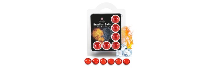 6 Brazilian Balls Cold Hot effect  3629-1