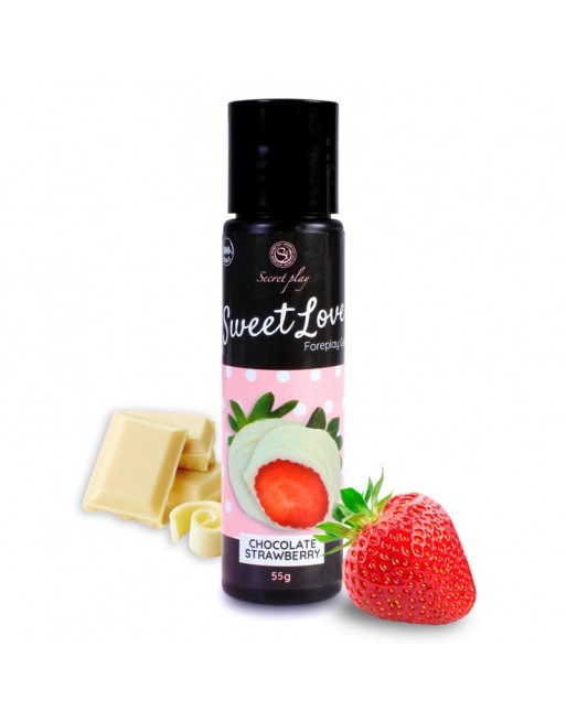 Gel comestible Chocolat blanc et Fraise 3672 - 60 ml