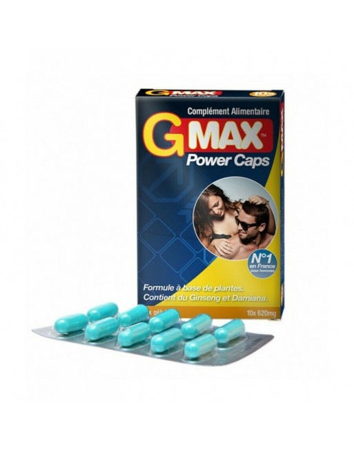 Gmax Power Caps Homme - 10 gélules