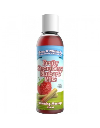 Huile Chauffante VM Fraise Rhubarbe - 150 ml