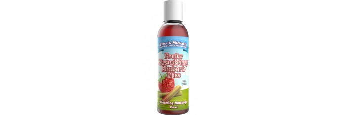 Huile Chauffante VM Fraise Rhubarbe - 150 ml