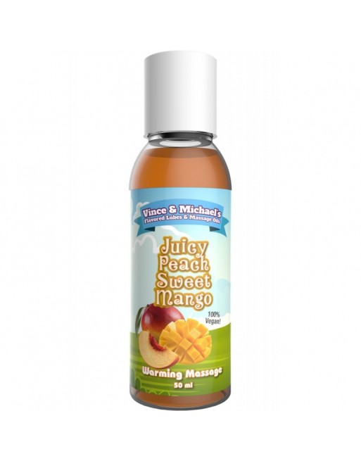 Huile chauffante VM Mangue Pêche - 50 ml Huile chauffante VM Mangue Pêche - 50 ml