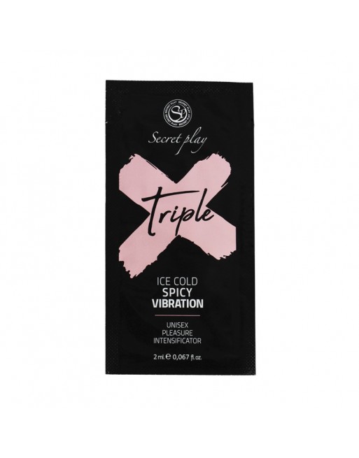Monodose Triple X plaisir intensifiant 2ml 3659 Monodose Triple X plaisir intensifiant 2ml 3659