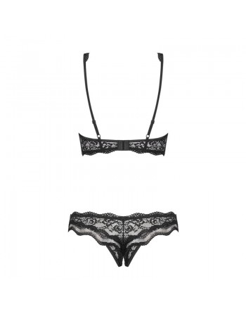 Luvae Ensemble ouvert 2 pcs  - Noir