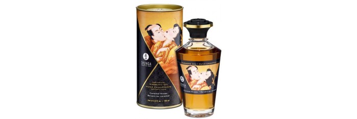 Huile chauffante aphrodisiaque - Baisers caramel