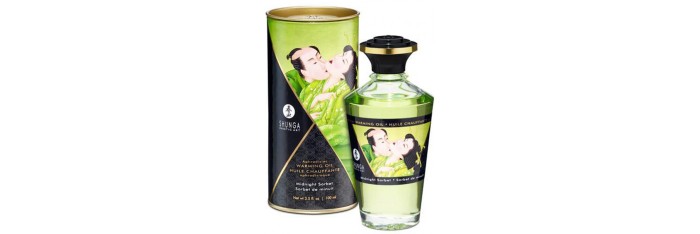 Huile chauffante aphrodisiaque - Sorbet de minuit 100ml