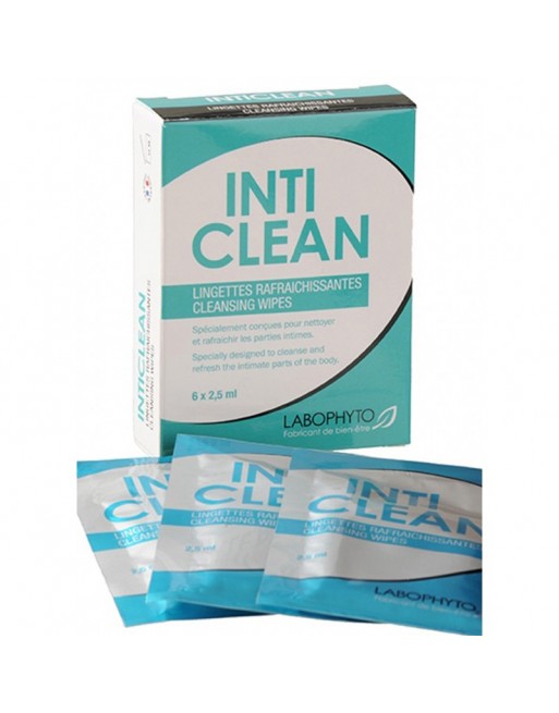 6 lingettes nettoyantes IntiClean 6 lingettes nettoyantes IntiClean