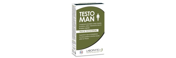 TestoMan Homme - 60 gélules