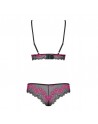 Tulia Ensemble 2 pcs - Noir et Fuchsia