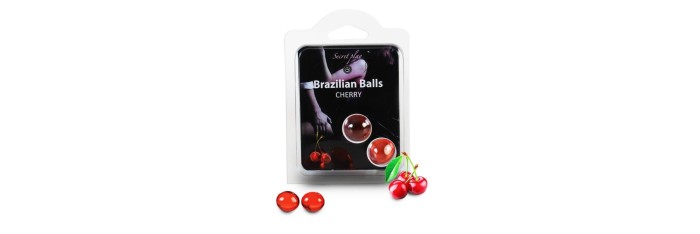 Duo Brazilian Balls Cerise 3385-6