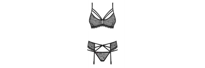 818-SEG-1 Ensemble 3 pcs - Noir