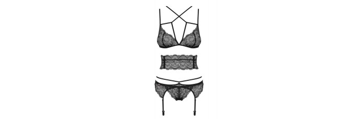 Frivolla Ensemble 4 pcs - Noir