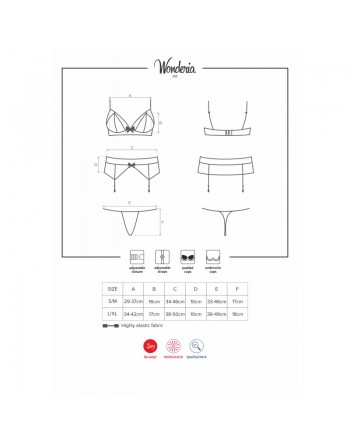 Wonderia Ensemble 3 pcs - Noir